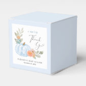 Ballotins Citrouille Floral Baby Boy Douche (Verso)