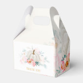 Ballotins Citrouille floral Baby shower d'automne Botanique (Arrière)