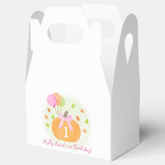 Ballotins Citrouille mignon et ballons automne 1er anniversa (Ouvert)
