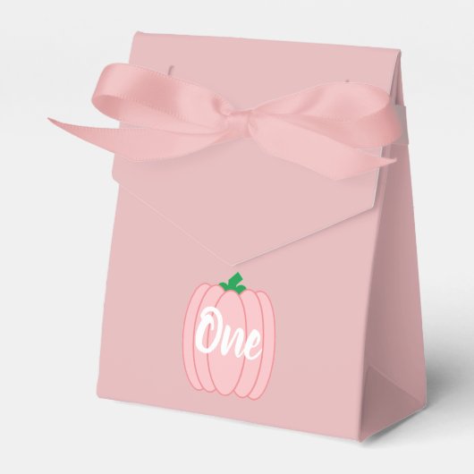 Ballotins Citrouille rose 1er anniversaire (Verso)