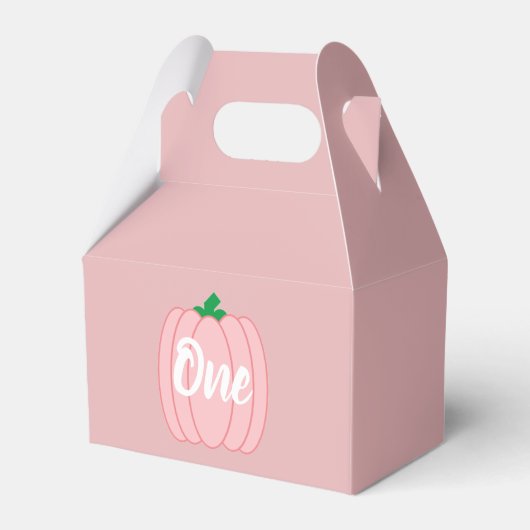 Ballotins Citrouille rose 1er anniversaire (Verso)