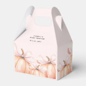 Ballotins Citrouille rose Bow sur le chemin Baby shower Ball (Arrière)