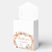 Ballotins Citrouille rustique Boho Floral Chute d'amour Ball (Ouvert)