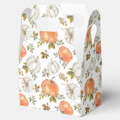 Ballotins Citrouilles d'aquarelle et Motif d'automne de feui (Ouvert)