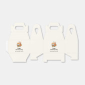 Ballotins Citrouilles d'automne avec fleurs Thanksgiving (Déplié)