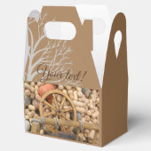 Ballotins Citrouilles et Roue de la charrette rurale en bois (Ouvert)