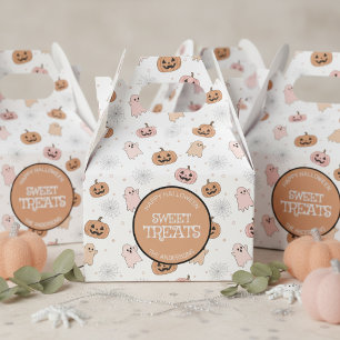 Ballotins Citrouilles fantômes de Halloween pastel motif ID1