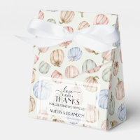 Citrouilles Pastel Neutres Baby Shower