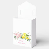 Ballotins Citrus citron Fête des mariées florale rose (Ouvert)