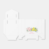 Ballotins Citrus citron Fête des mariées florale rose (Déplié)