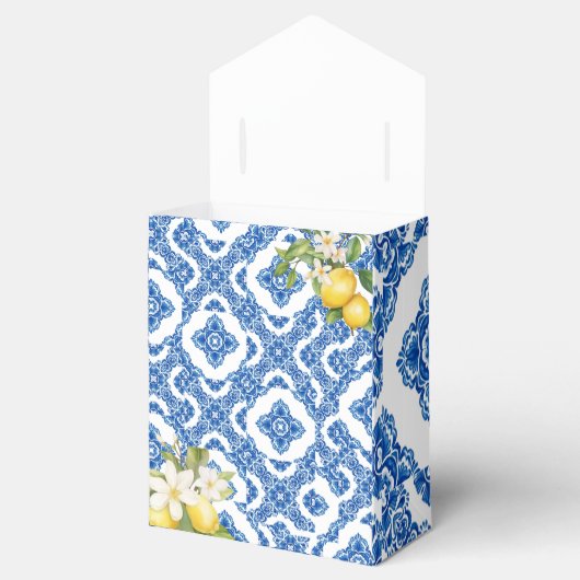 Ballotins Citrus Citrus Ballotin en carrelage bleu (Ouvert)