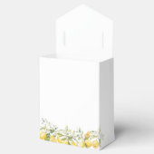 Ballotins Citrus vert citron Floral Mariage Favor Box (Ouvert)