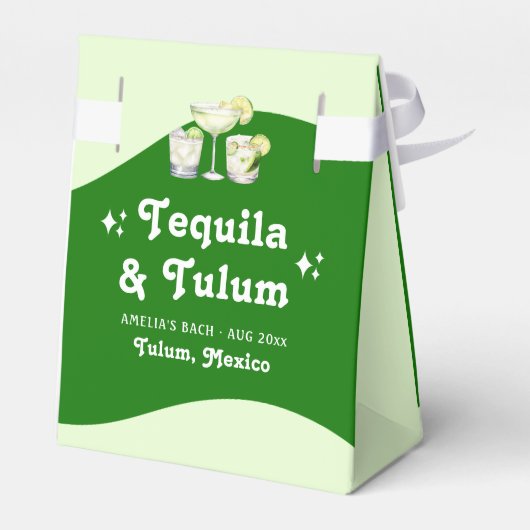 Ballotins Citrus vert citron Tequila & Tulum Bachelorette (Arrière)