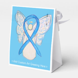 Ballotins Clair Blue Sensibilisation Ruban Angel Party Favor