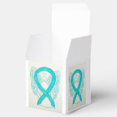 Ballotins Clair Turquoise Vert Sensibilisation Ruban Fête Fa (Ouvert)