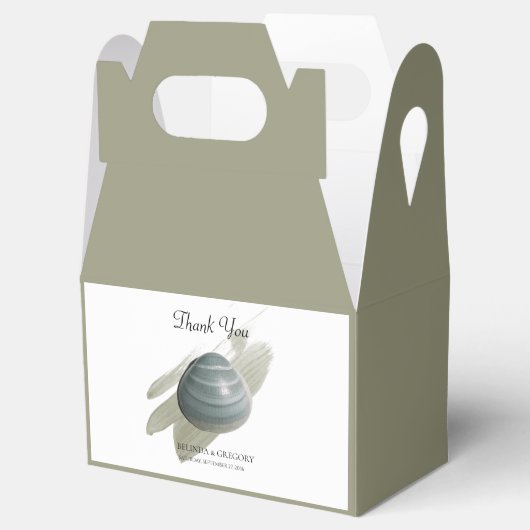 Ballotins Clam Mariage d'aquarelle (Ouvert)