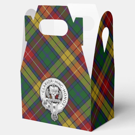 Ballotins Clan Buchanan Crest & Tartan (Ouvert)