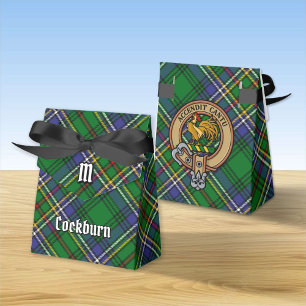 Ballotins Clan Cockburn Crest sur Tartan