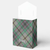 Ballotins Clan Craig Crest sur Tartan Ballotin (Ouvert)