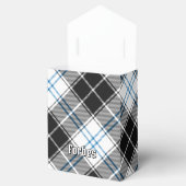 Ballotins Clan Forbes Crest sur la robe Tartan (Ouvert)
