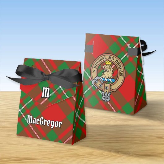 Ballotins Clan Gregor Crest sur Tartan Ballotin