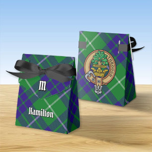 Ballotins Clan Hamilton Crest sur la chasse Ballotin Tartan