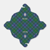 Ballotins Clan Johnston Tartan Ballotin (Déplié)
