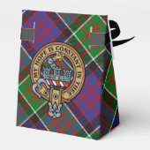 Ballotins Clan MacDonald de Clanranald Crest sur Tartan (Arrière)