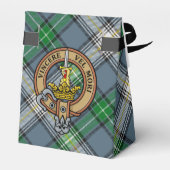 Ballotins Clan MacDowall Crest sur Tartan (Arrière)