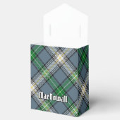 Ballotins Clan MacDowall Crest sur Tartan (Ouvert)