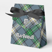 Ballotins Clan MacDowall Crest sur Tartan (Verso)