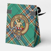 Ballotins Clan MacFarlane Crest sur Tartan de chasse antique (Arrière)