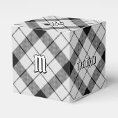 Ballotins Clan MacFarlane Tartan noir et blanc (Verso)