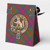 Ballotins Clan MacGowan Crest sur Tartan (Arrière)