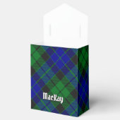 Ballotins Clan MacKay Crest sur Tartan (Ouvert)
