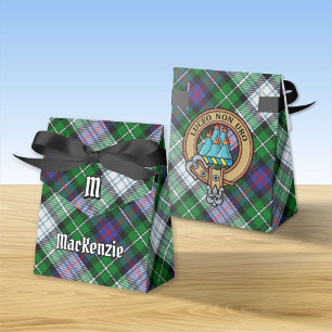 Ballotins Clan MacKenzie Crest sur la robe Tartan Ballotin