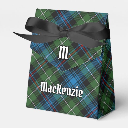 Ballotins Clan MacKenzie Crest sur Tartan Ballotin (Verso)
