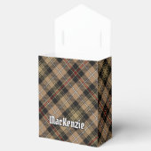 Ballotins Clan MacKenzie Crest sur Tartan de chasse Brown (Ouvert)