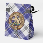 Ballotins Clan MacPherson Crest sur la robe bleue Tartan (Arrière)