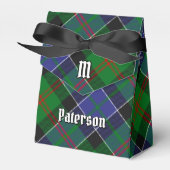 Ballotins Clan Paterson Crest sur Tartan (Verso)