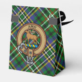 Ballotins Clan Scott Crest sur Green Tartan Ballotin (Arrière)