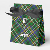 Ballotins Clan Scott Crest sur Green Tartan Ballotin (Verso)
