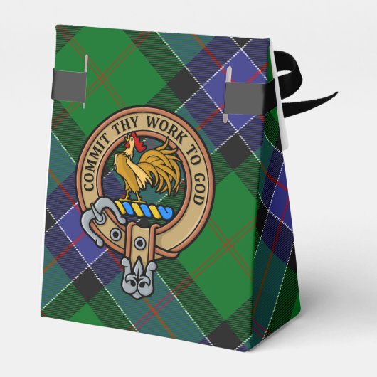 Ballotins Clan Sinclair Crest sur la chasse Tartan (Arrière)