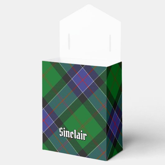 Ballotins Clan Sinclair Crest sur la chasse Tartan (Ouvert)