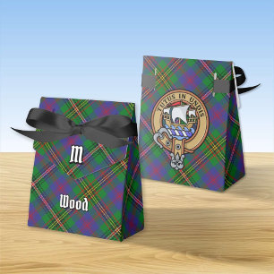 Ballotins Clan Wood Crest sur Tartan