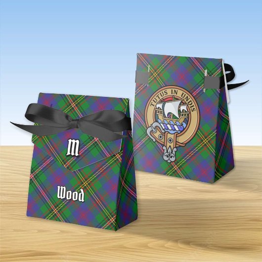 Ballotins Clan Wood Crest sur Tartan