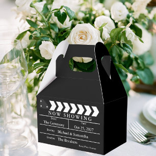 Ballotins Clapboard de cinéma pour les cadeaux de mariage Ma