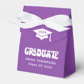 Ballotins Classe De Diplômés Rétro Purple De 2024 (Verso)