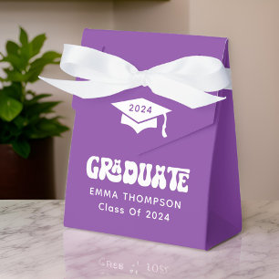 Ballotins Classe De Diplômés Rétro Purple De 2024