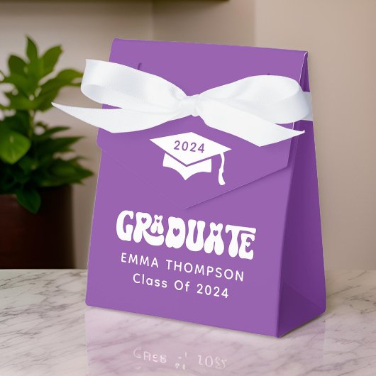 Ballotins Classe De Diplômés Rétro Purple De 2024